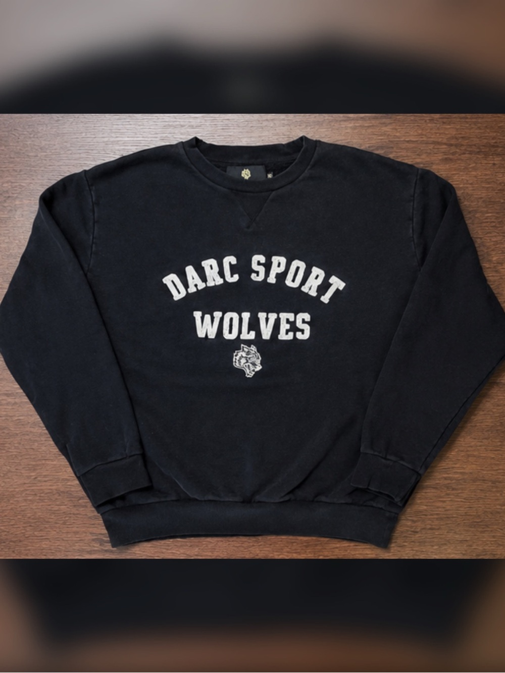 Darc Sport Black 'Wolves' XL Limited Edition Crewneck Sweatshirt - #117 of 1000